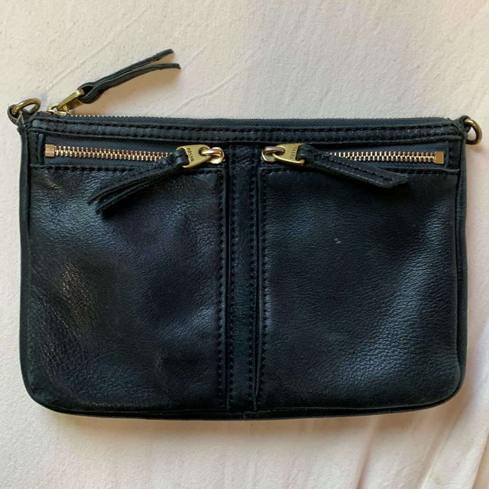 Fossil Leather clutch